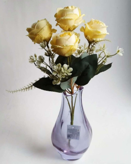 Umelé ruže žlté 