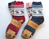 Dámske hrubé ponožky Alpaca 3 páry- sobíky