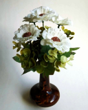 Kvety umelé- kytica biela 