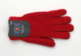 Dámske rukavice pletené- červené