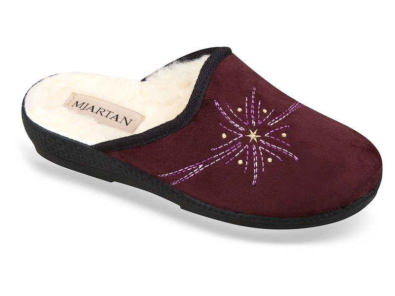 Dámske zimné papuče Mjartan- s hviezdou