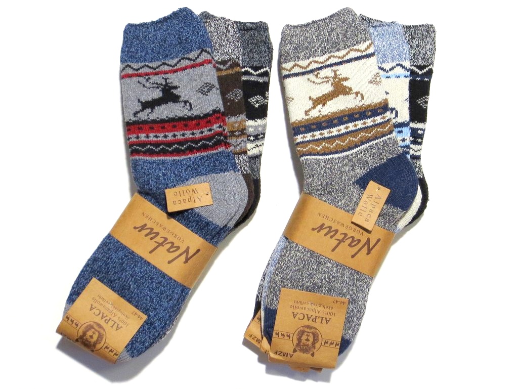 Pánske hrubé ponožky Alpaca 3 páry
