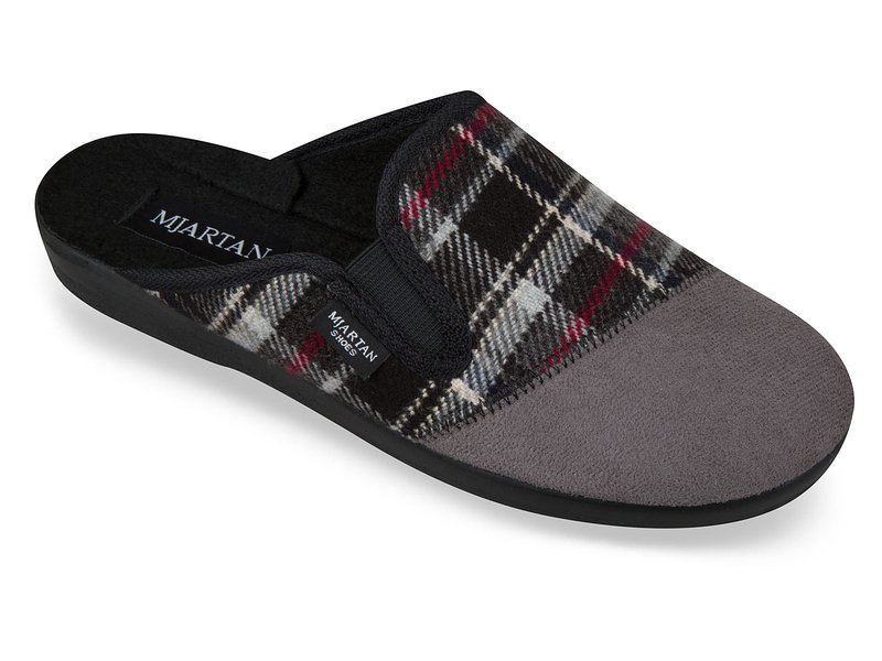 Pánske papuče Mjartan s gumičkou- šedé k60