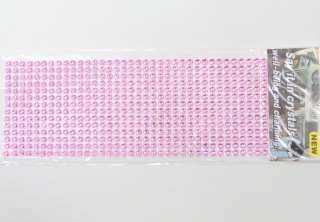 Samolepiace kamienky 6 mm- ružové