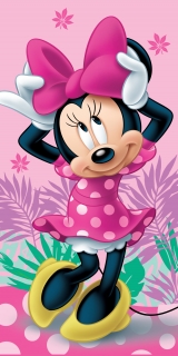 Detská osuška Minnie pink
