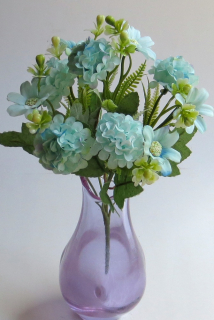 Kvety umelé- kytička modrá