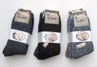 Pánske vlnené hrubé ponožky 3 páry