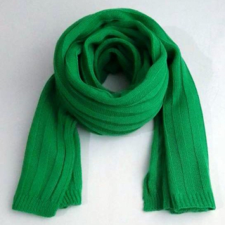 Dámsky pletený šál - zelený 