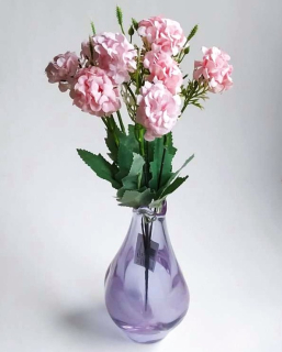 Umelá kytica - hortenzia ružová 