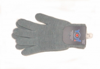 Dámske rukavice pletené- sivé