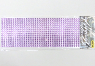 Samolepiace kamienky 6 mm- fialové