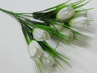 Tulipán umelý- biely